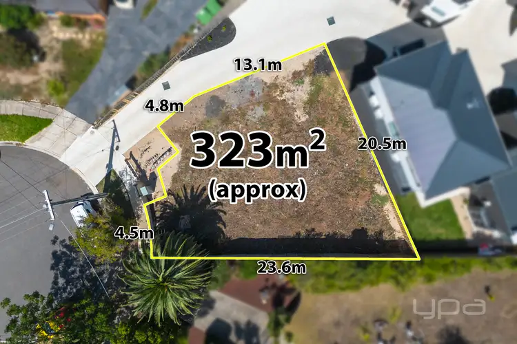 Main view of Homely land listing, 1/15 Widnes Court, Deer Park VIC 3023