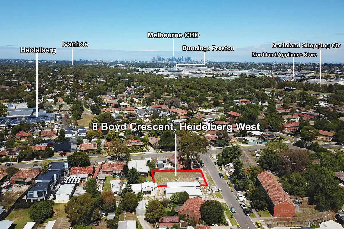 Main view of Homely land listing, 8 Boyd Crescent, Heidelberg West VIC 3081