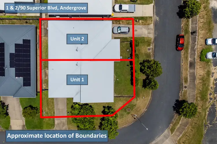 Third view of Homely semi-detached listing, 1 & 2/90 Superior Boulevard, Andergrove QLD 4740