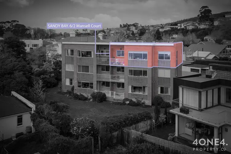 Main view of Homely unit listing, 6/2 Mansell Court, Sandy Bay TAS 7005