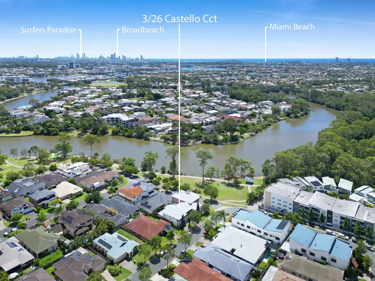 Main view of Homely townhouse listing, 3/26 Castello Circuit, Varsity Lakes QLD 4227