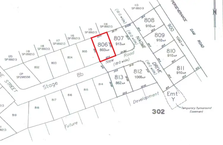 Third view of Homely land listing, LOT 806 Stage 8C "Parklands Estate" Jane Street, Crows Nest QLD 4355