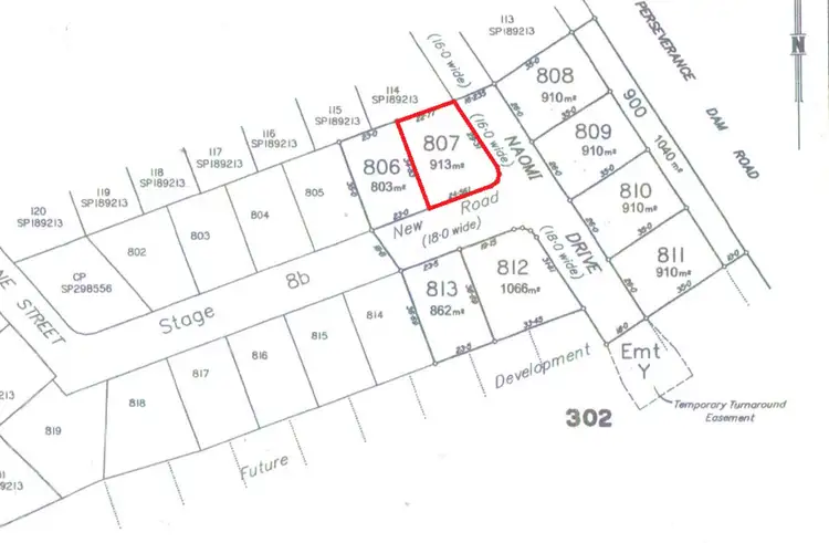 Third view of Homely land listing, LOT 807 Stage 8C "Parklands Estate" Jane Street, Crows Nest QLD 4355