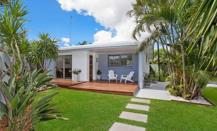 Main view of Homely semi-detached listing, 1/76 Dawn Parade, Miami QLD 4220
