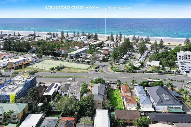 Main view of Homely unit listing, 3/2032 Gold Coast Highway, Miami QLD 4220