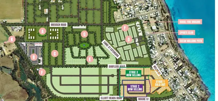 Main view of Homely land listing, Stages 2 & 3 South Beach, Elliott Heads QLD 4670
