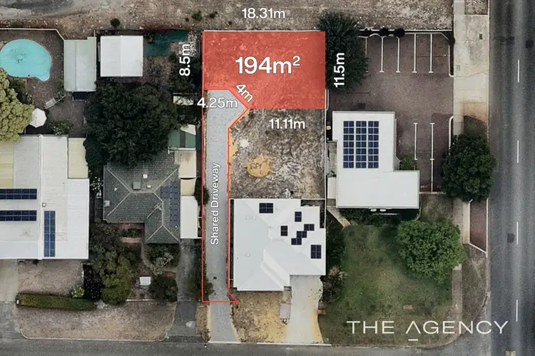 Main view of Homely land listing, 1B McManus Street, Wilson WA 6107