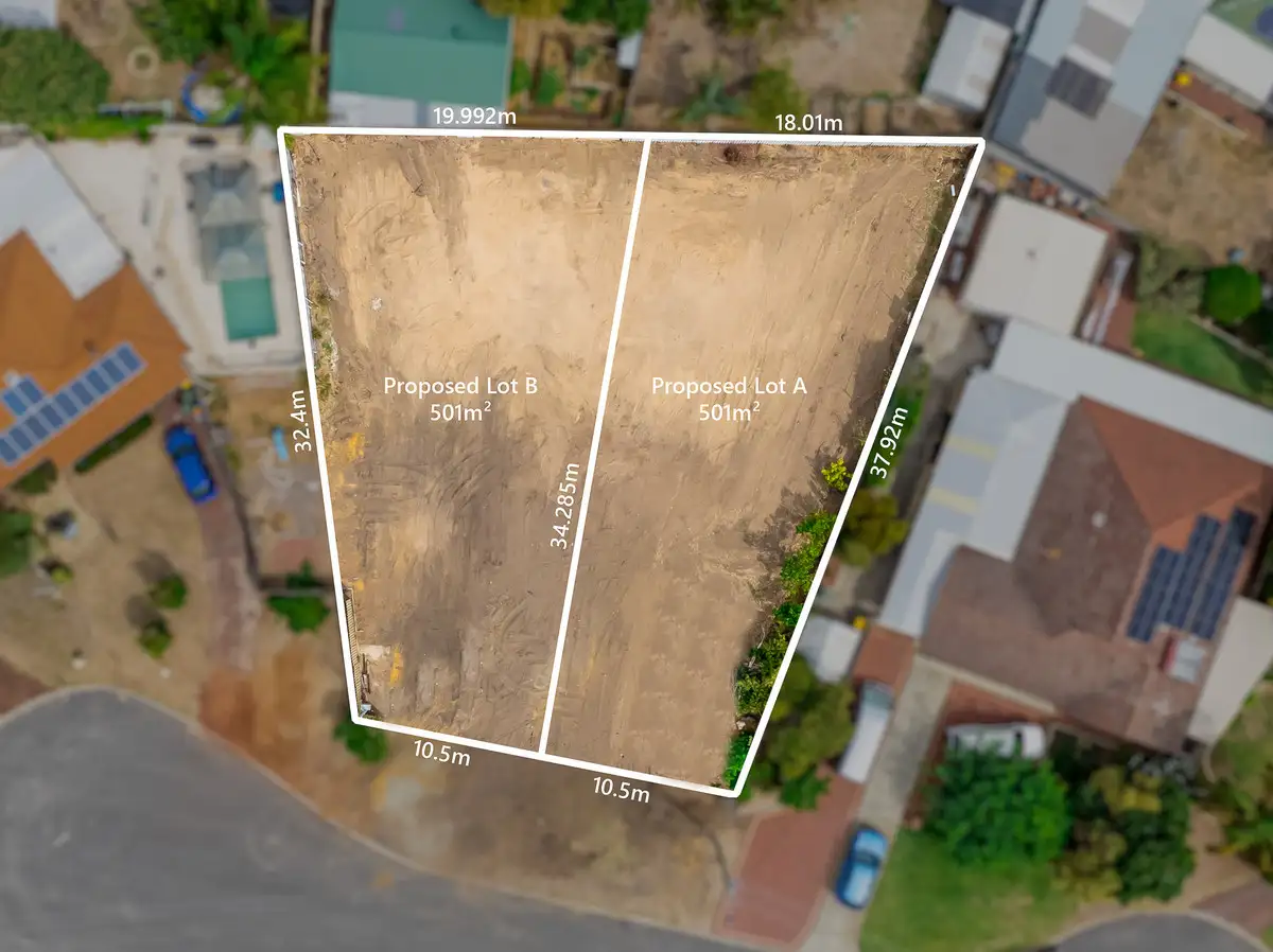 Main view of Homely land listing, Lot B, 8 Niagara Place, Greenfields WA 6210