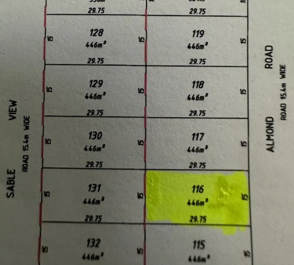Main view of Homely land listing, LOT 116 Almond Road, Southern River WA 6110