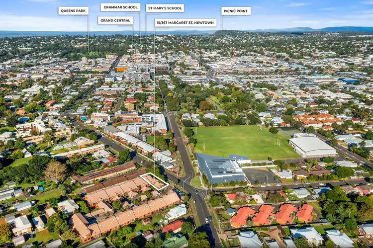 Second view of Homely unit listing, 15/367 -369 Margaret Street, Newtown QLD 4350