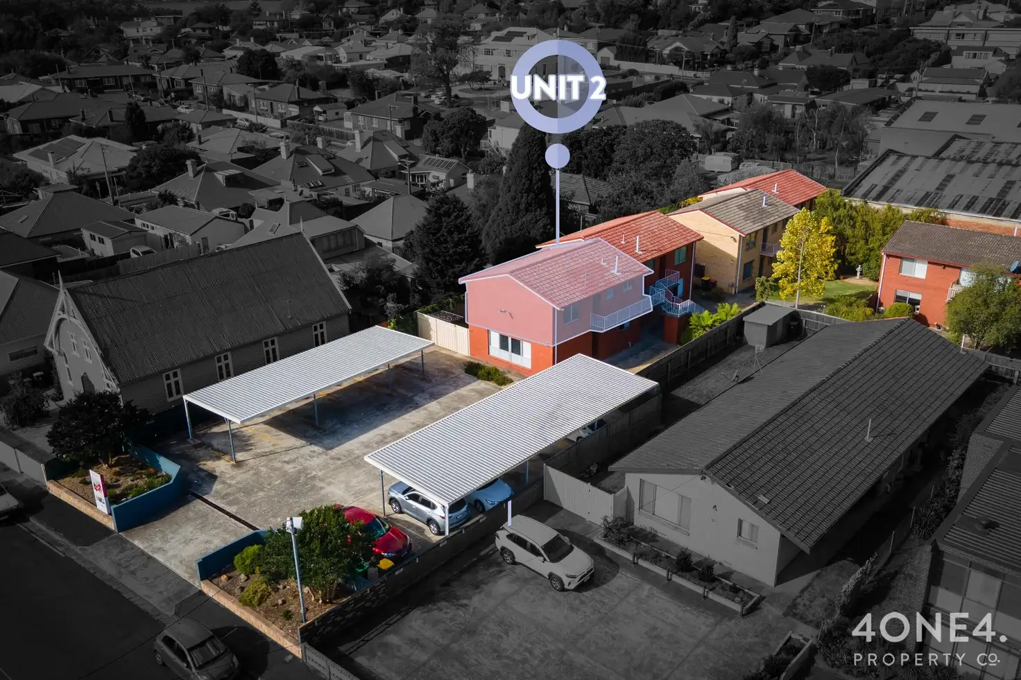 Main view of Homely unit listing, 2/27 Cross Street, New Town TAS 7008