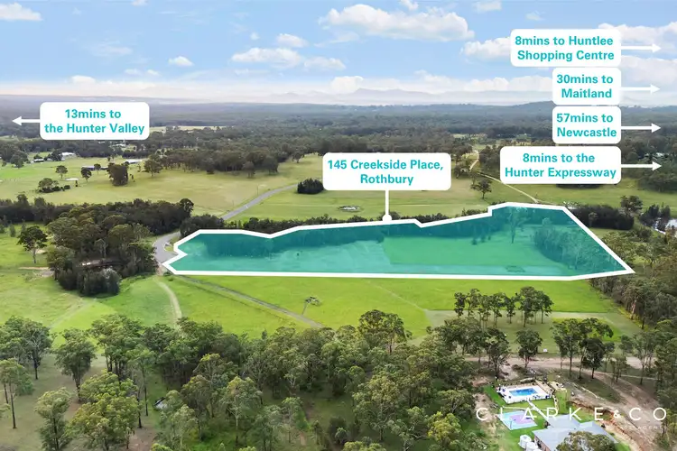 Main view of Homely land listing, 145 Creekside Place, Rothbury NSW 2320