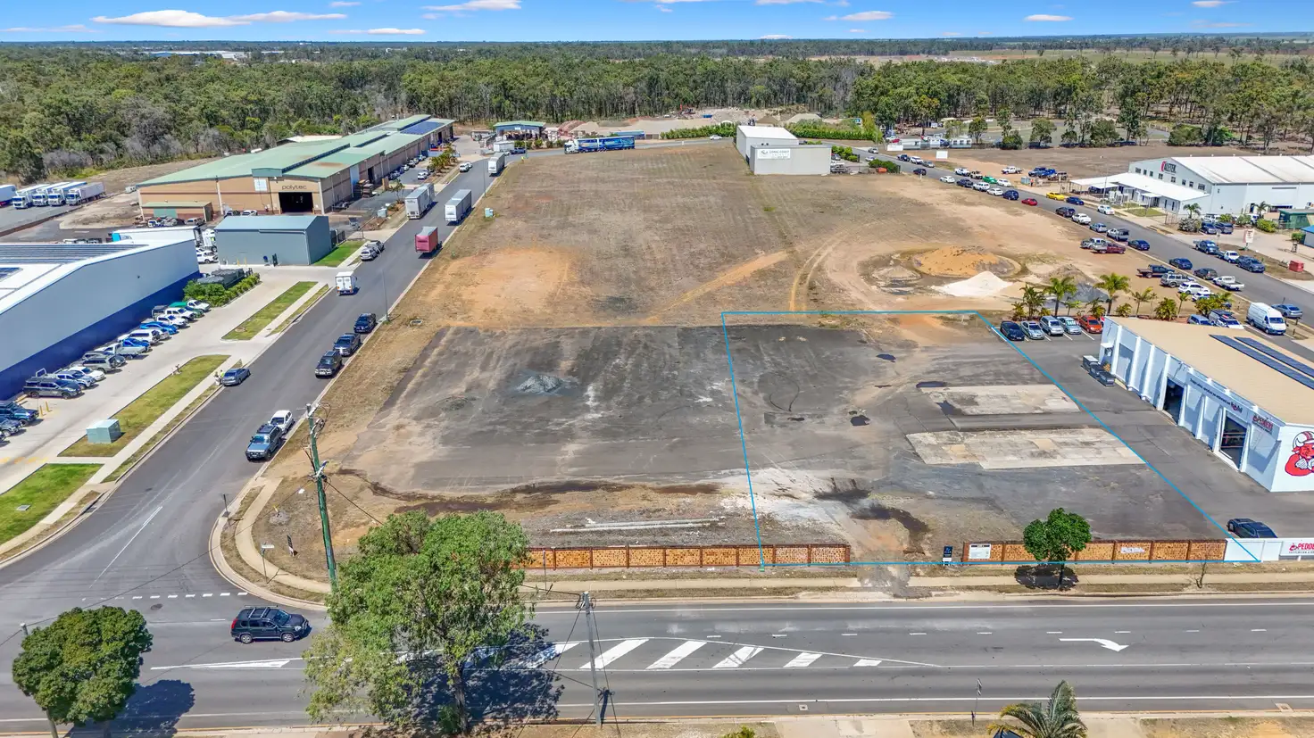 Main view of Homely land listing, 21 Commercial Street, Svensson Heights QLD 4670