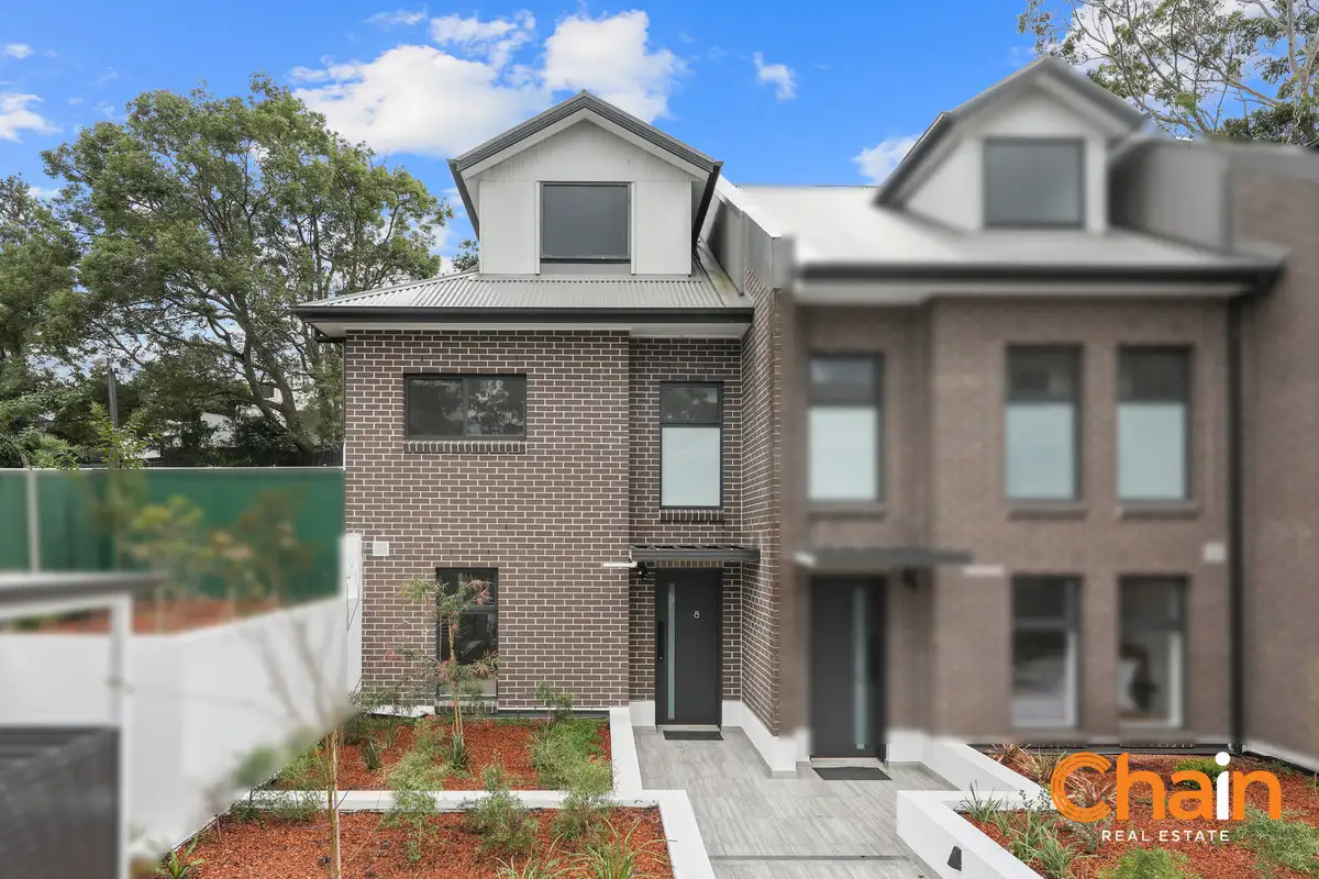 Main view of Homely townhouse listing, 8/59-61 Moffatts Drive, Dundas Valley NSW 2117