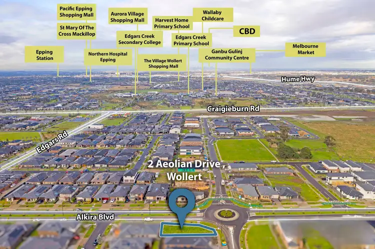 Second view of Homely land listing, 2 Aeolian Drive, Wollert VIC 3750