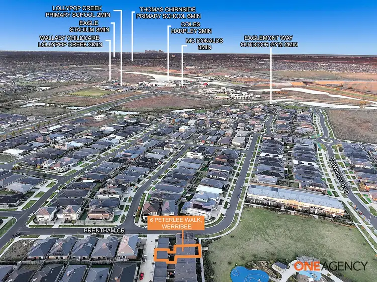 Third view of Homely townhouse listing, 6 Peterlee Walk, Werribee VIC 3030