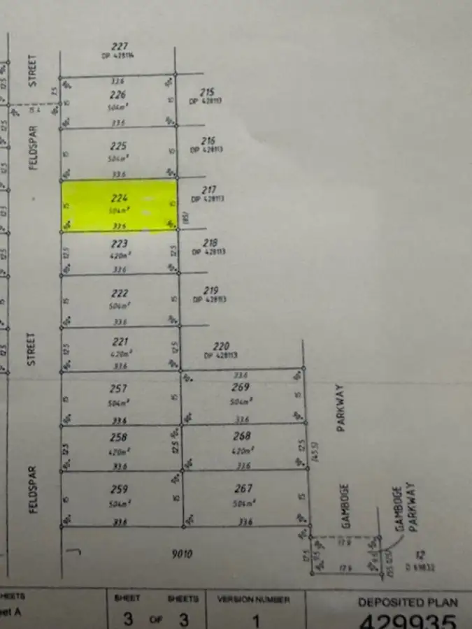 Main view of Homely land listing, LOT 224 Feldspar Street, Southern River WA 6110