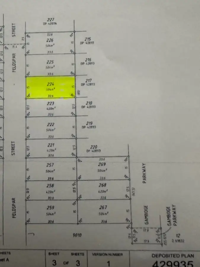 Second view of Homely land listing, LOT 224 Feldspar Street, Southern River WA 6110
