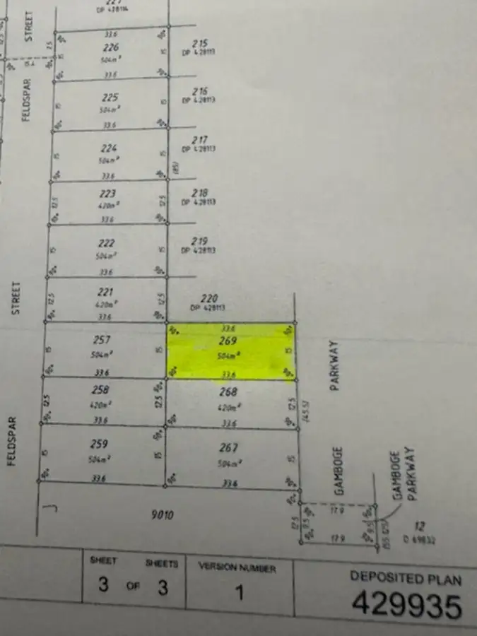Main view of Homely land listing, LOT 269 Gamboge Parkway, Southern River WA 6110