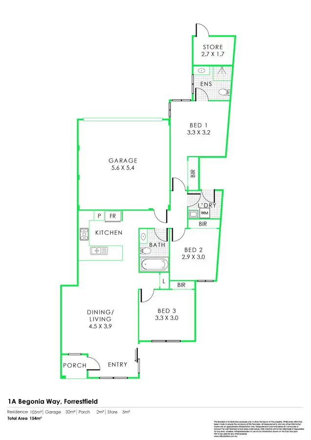 Fourth view of Homely house listing, 1A Begonia Way, Forrestfield WA 6058