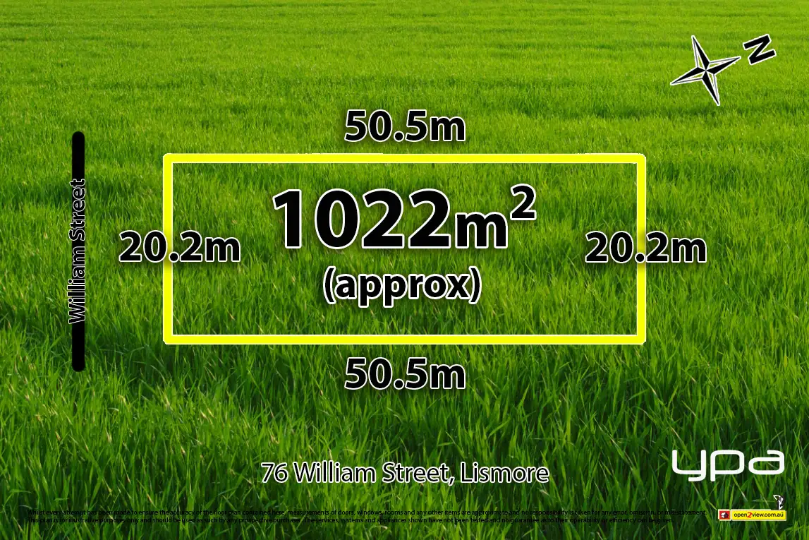 Main view of Homely land listing, 76 William Street, Lismore VIC 3324