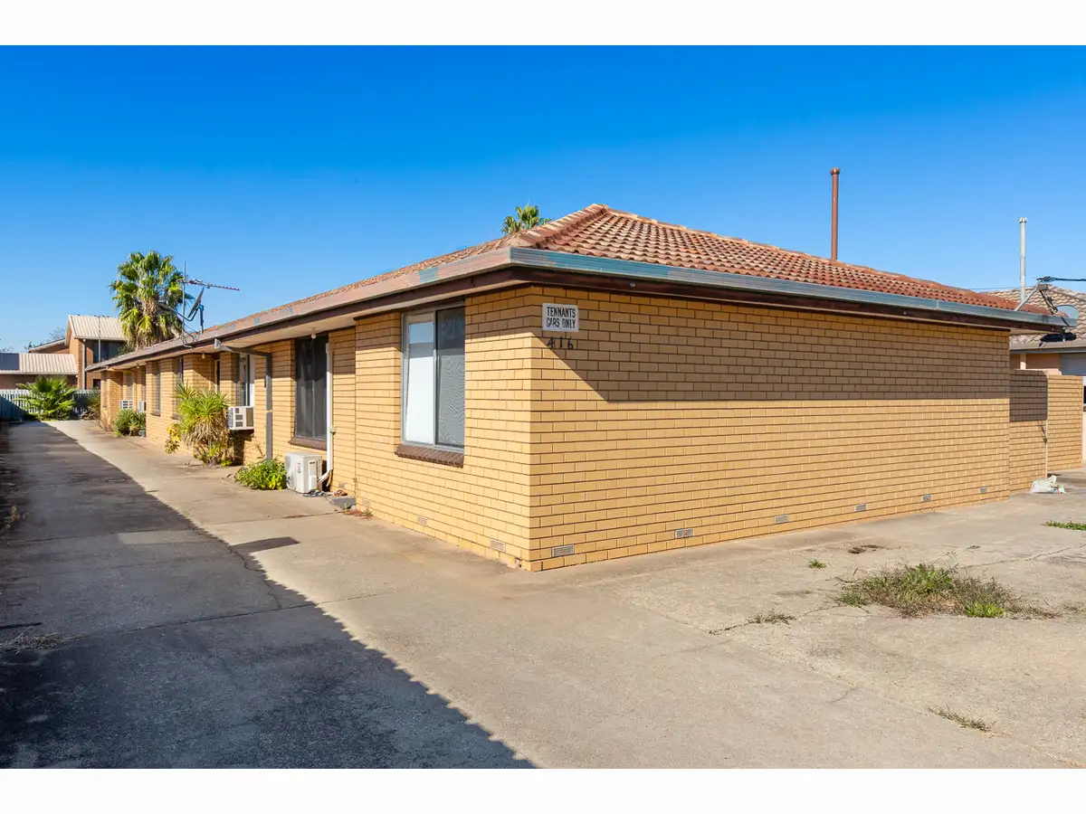Main view of Homely block of units listing, 1-4/416 Kotthoff Street, Lavington NSW 2641