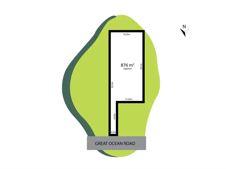 Third view of Homely land listing, 3 Great Ocean Road, Jan Juc VIC 3228
