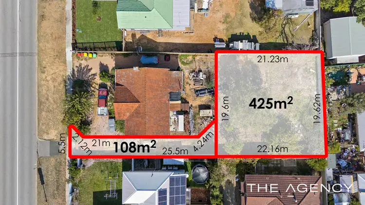 Main view of Homely land listing, 91A Collick Street, Hilton WA 6163