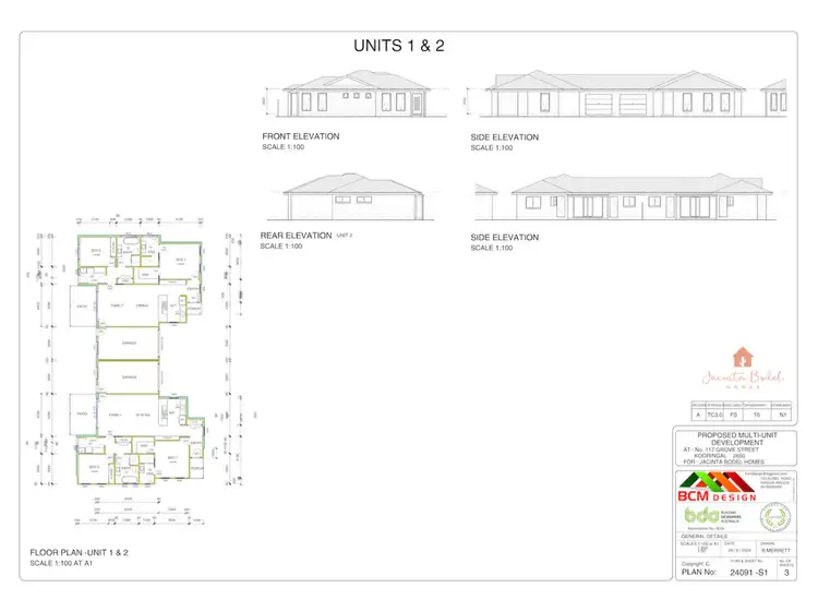 Third view of Homely villa listing, 1, 2 & 3/117 Grove Street, Kooringal NSW 2650