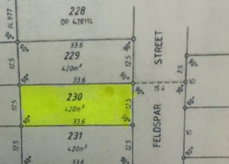 Main view of Homely land listing, LOT 230 Feldspar Street, Southern River WA 6110