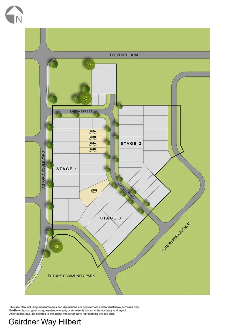 Second view of Homely land listing, 203B Gairdner Way, Hilbert WA 6112