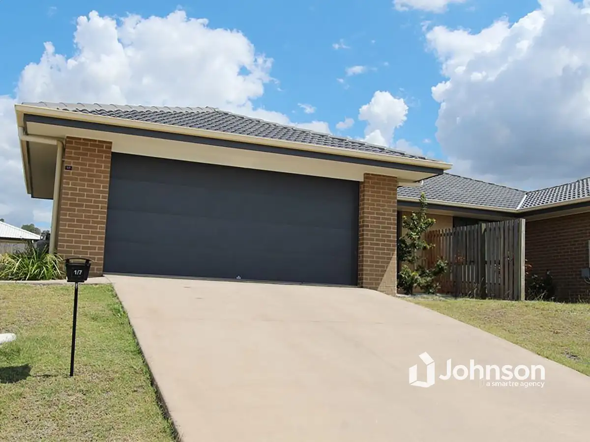 Main view of Homely semi-detached listing, 1/7 Kestrel Street, Lowood QLD 4311