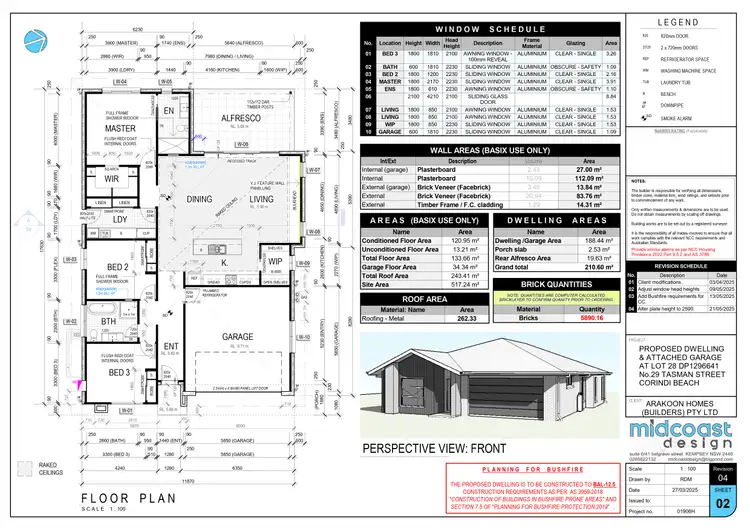 Second view of Homely land listing, 29 Tasman Street, Corindi Beach NSW 2456