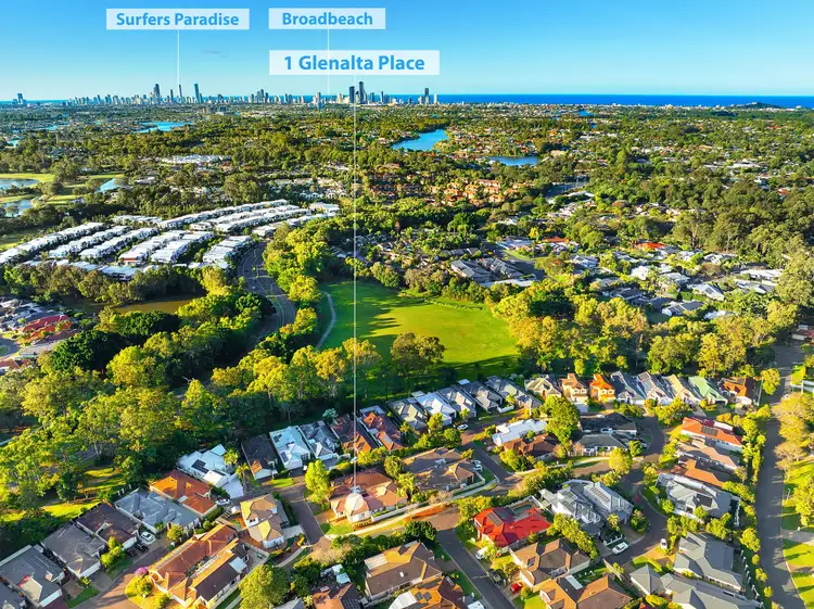 Second view of Homely house listing, 1 Glenalta Place, Robina QLD 4226