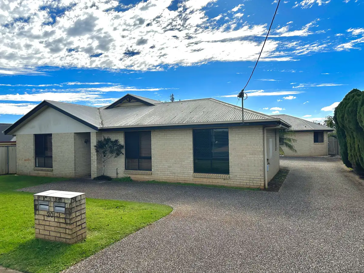 Main view of Homely semi-detached listing, 1 & 2/201 Nelson Street, Kearneys Spring QLD 4350
