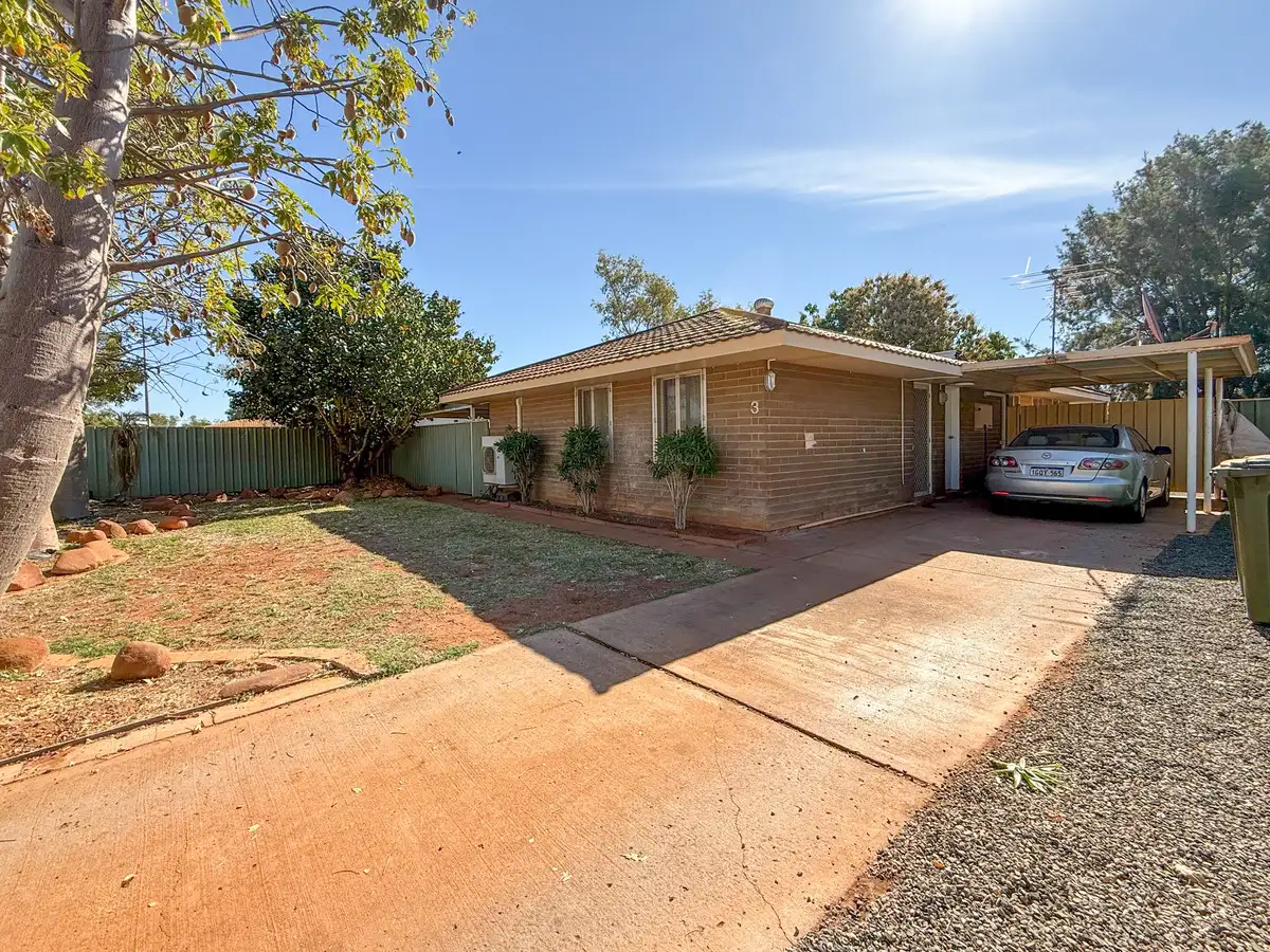 Main view of Homely house listing, 3 Delamere Place, South Hedland WA 6722