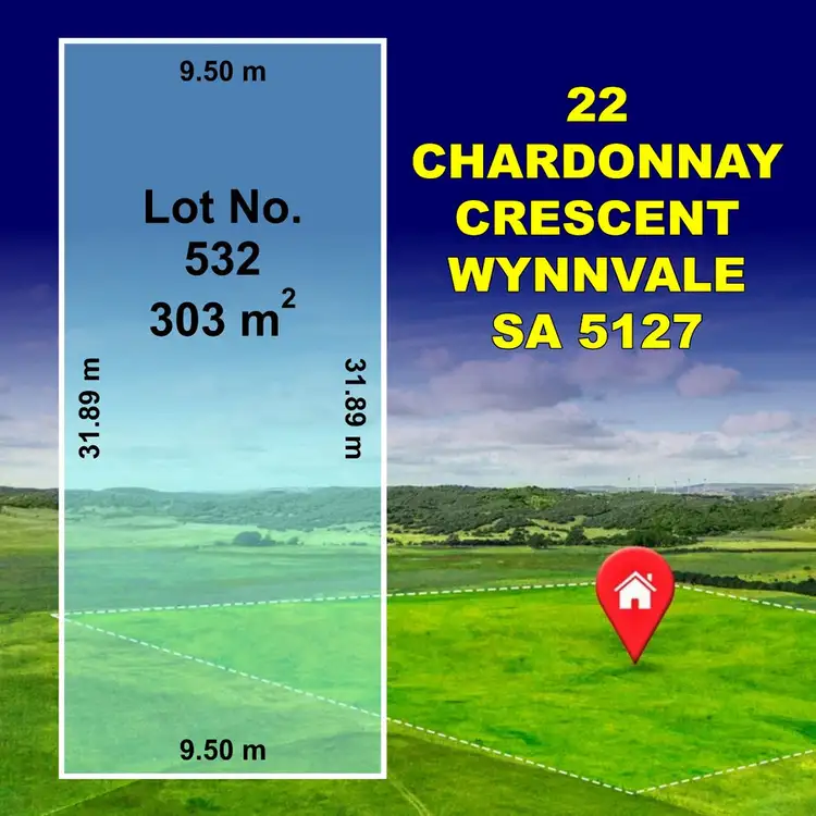 Main view of Homely land listing, LOT 531, 22 Chardonnay Crescent, Wynn Vale SA 5127