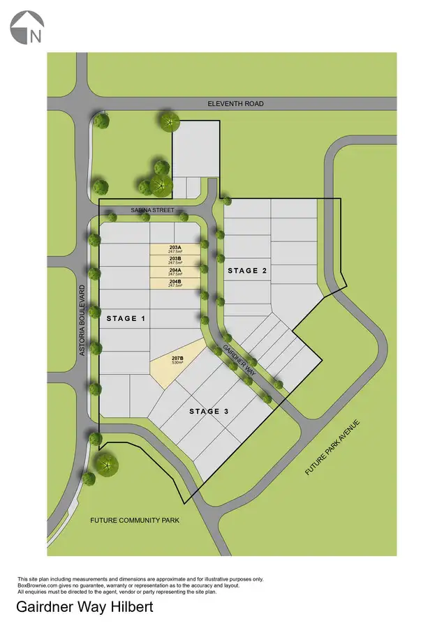 Second view of Homely land listing, 217b Gairdner Way, Hilbert WA 6112