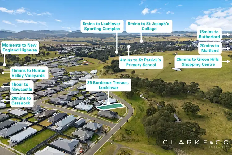 Second view of Homely land listing, 26 Bordeaux Terrace, Lochinvar NSW 2321