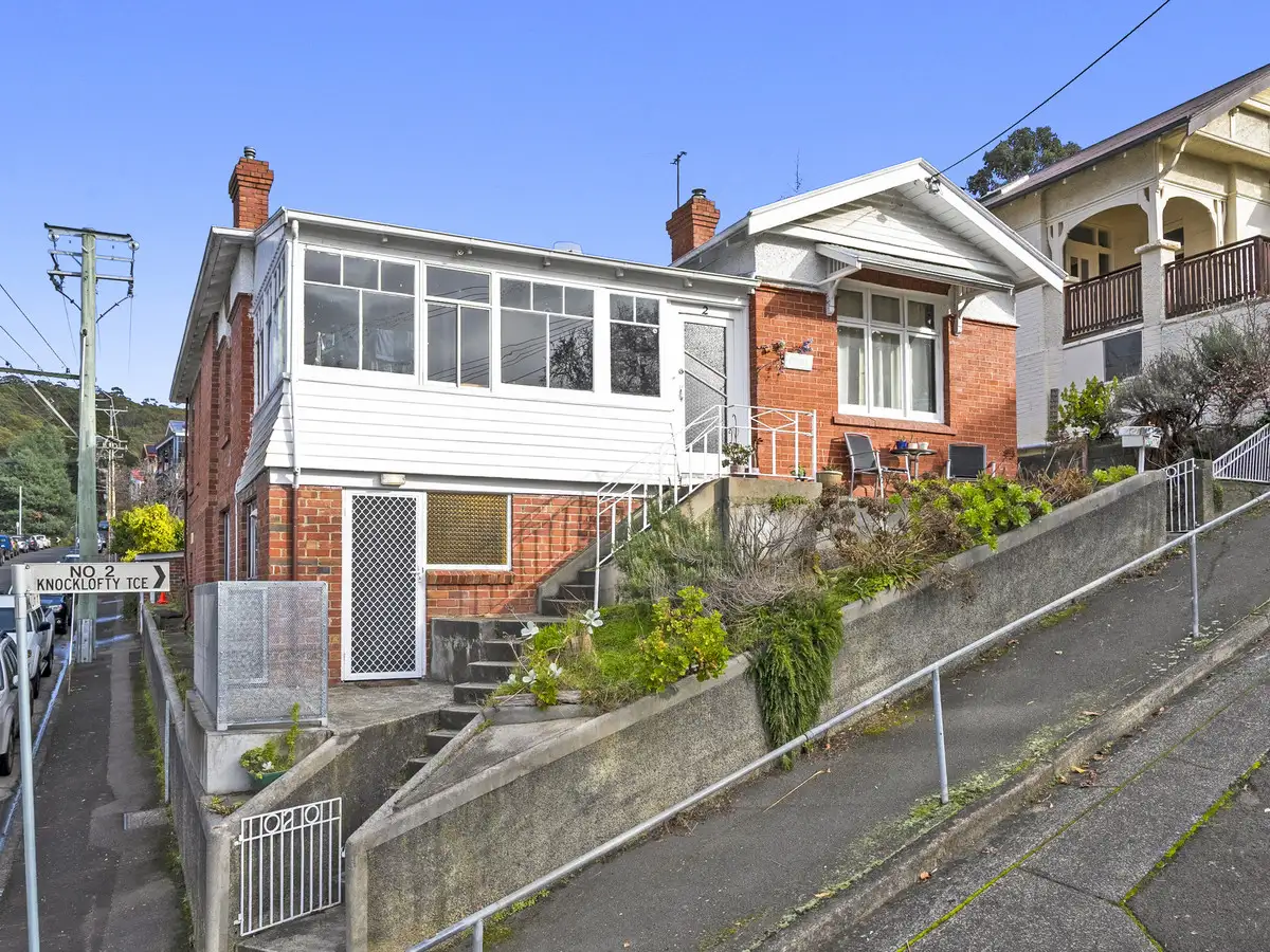 Main view of Homely flat listing, 2A Knocklofty Terrace, West Hobart TAS 7000