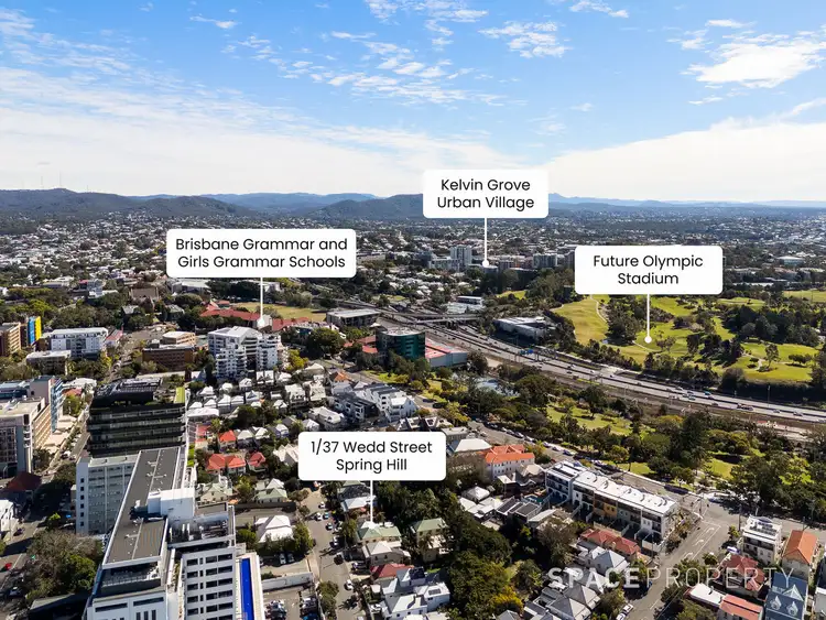 Second view of Homely house listing, 1/37 Wedd Street, Spring Hill QLD 4000