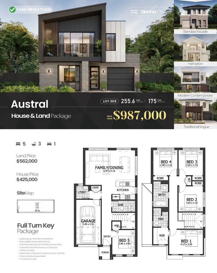 Third view of Homely land listing, LOT 309, 8 Eighth Avenue, Austral NSW 2179
