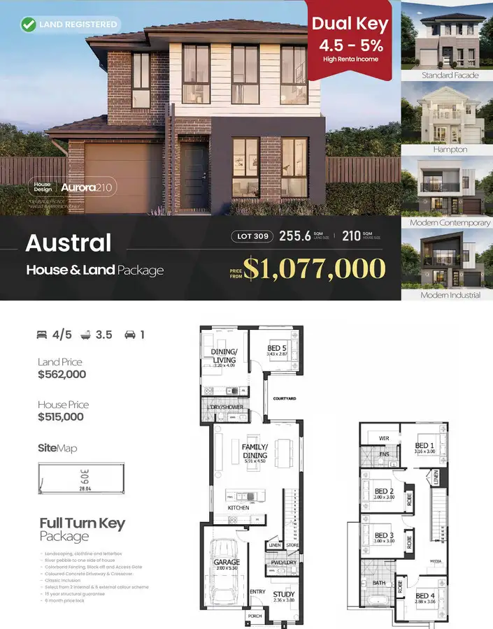 Fourth view of Homely land listing, LOT 309, 8 Eighth Avenue, Austral NSW 2179
