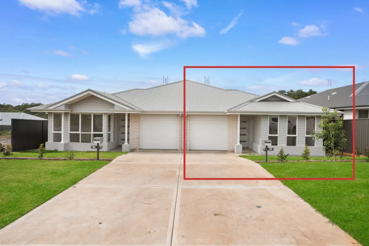 Main view of Homely semi-detached listing, 2/5 Thurlstone Street, Farley NSW 2320