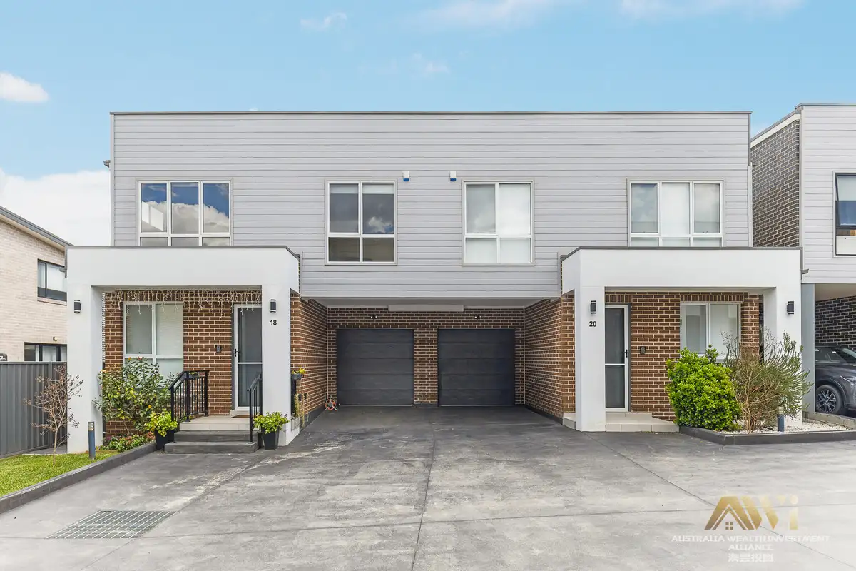 Main view of Homely townhouse listing, 18 Ashwini Glade, Box Hill NSW 2765