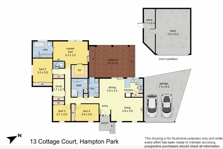 Second view of Homely house listing, 13 Cottage Court, Hampton Park VIC 3976
