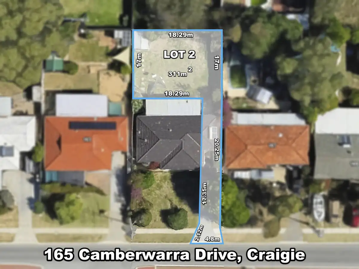 Main view of Homely land listing, LOT 2, 165 Camberwarra Drive, Craigie WA 6025