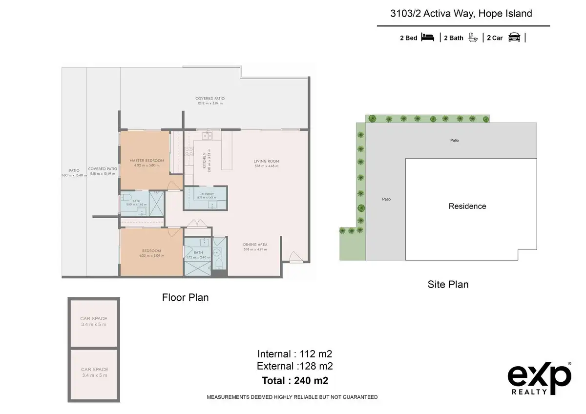 Main view of Homely unit listing, 3103/2 Activa Way, Hope Island QLD 4212