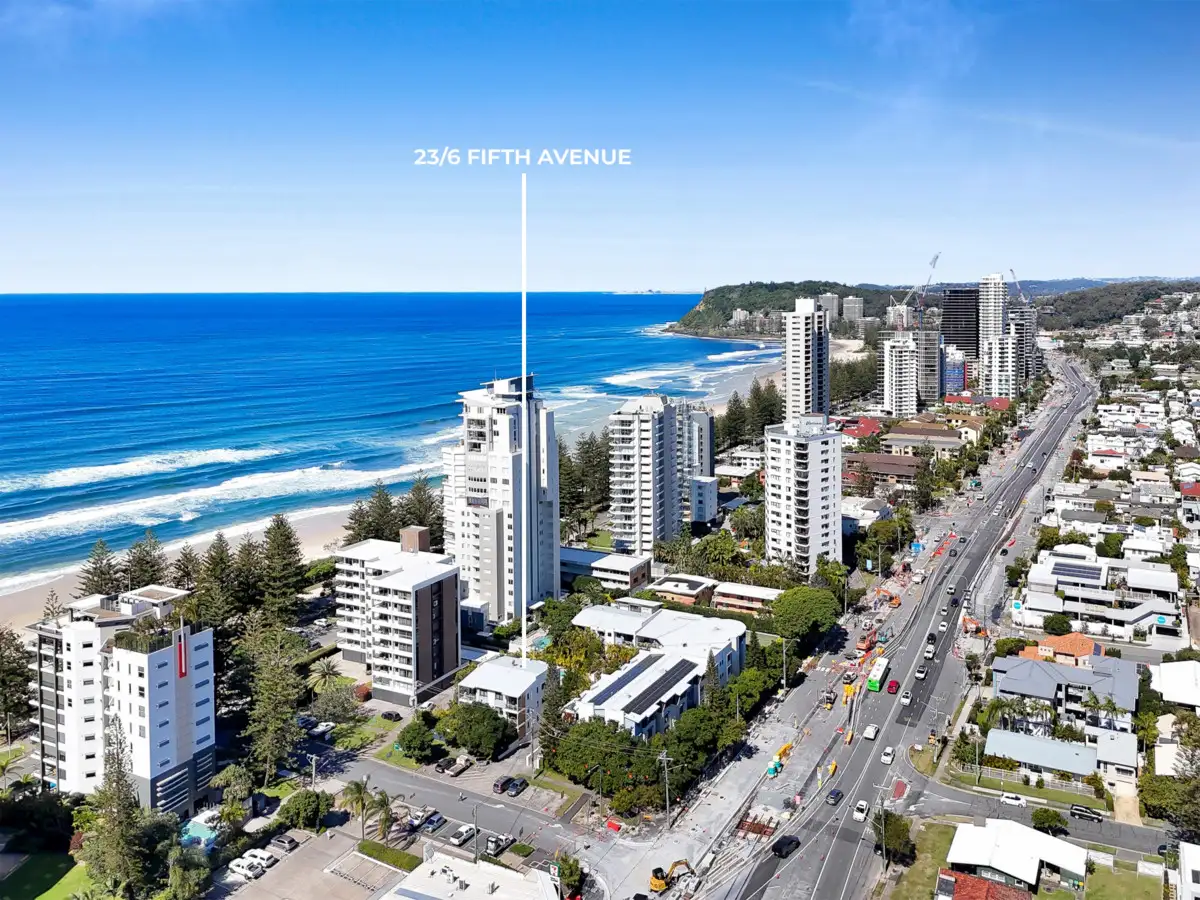Main view of Homely apartment listing, 23/6 Fifth Avenue, Burleigh Heads QLD 4220