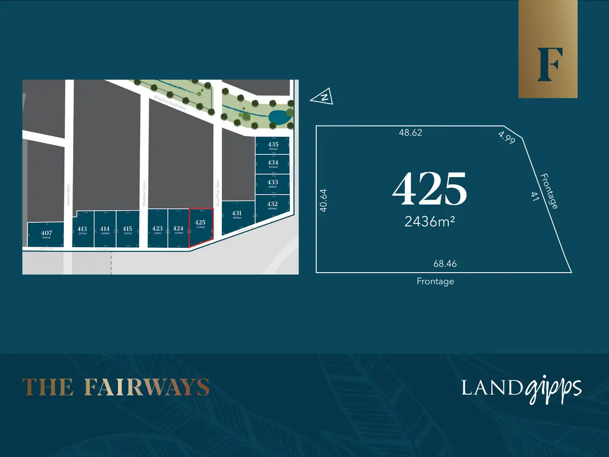 Main view of Homely land listing, LOT 425 The Fairways - Country Living, Drouin VIC 3818